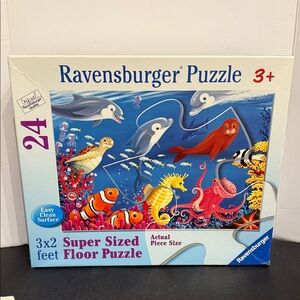 Ravensburger Ocean Life 24-piece Super Sized Floor Puzzle- COMPLETE